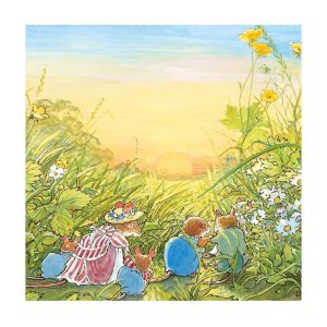 Sunset in the Meadow Card
