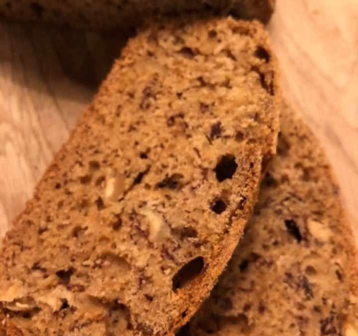 Toasted hazelnut and banana bread