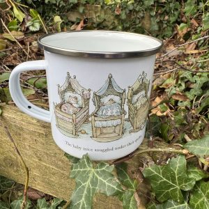 New Baby Enamel Mug