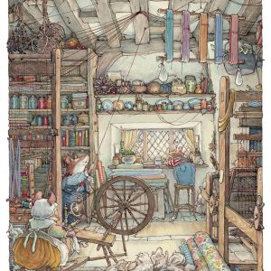 "Inside the Weavers' Cottage" Giclée Print