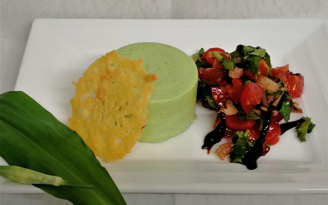 Wild Garlic Panna Cotta